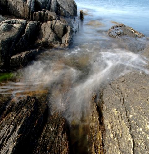 Rocks and Water w/ Quote