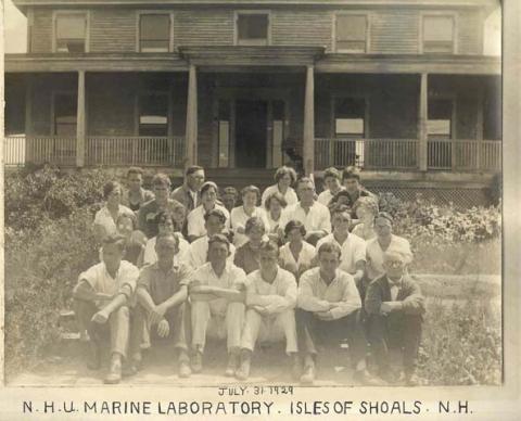 Marine Lab students in 1929 from Barnacle archive