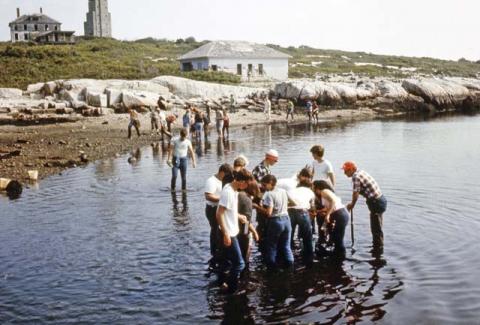 1969 Class field work. Photo: Steve Anderson Collection