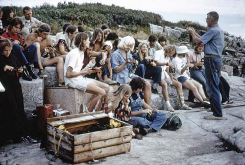 1973 Class Lecture. Photo: Steve Anderson Collection